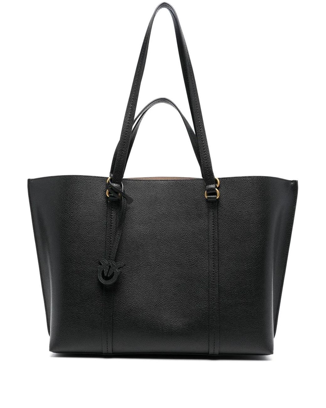 Pinko Black Elegant 100% Leather Bag