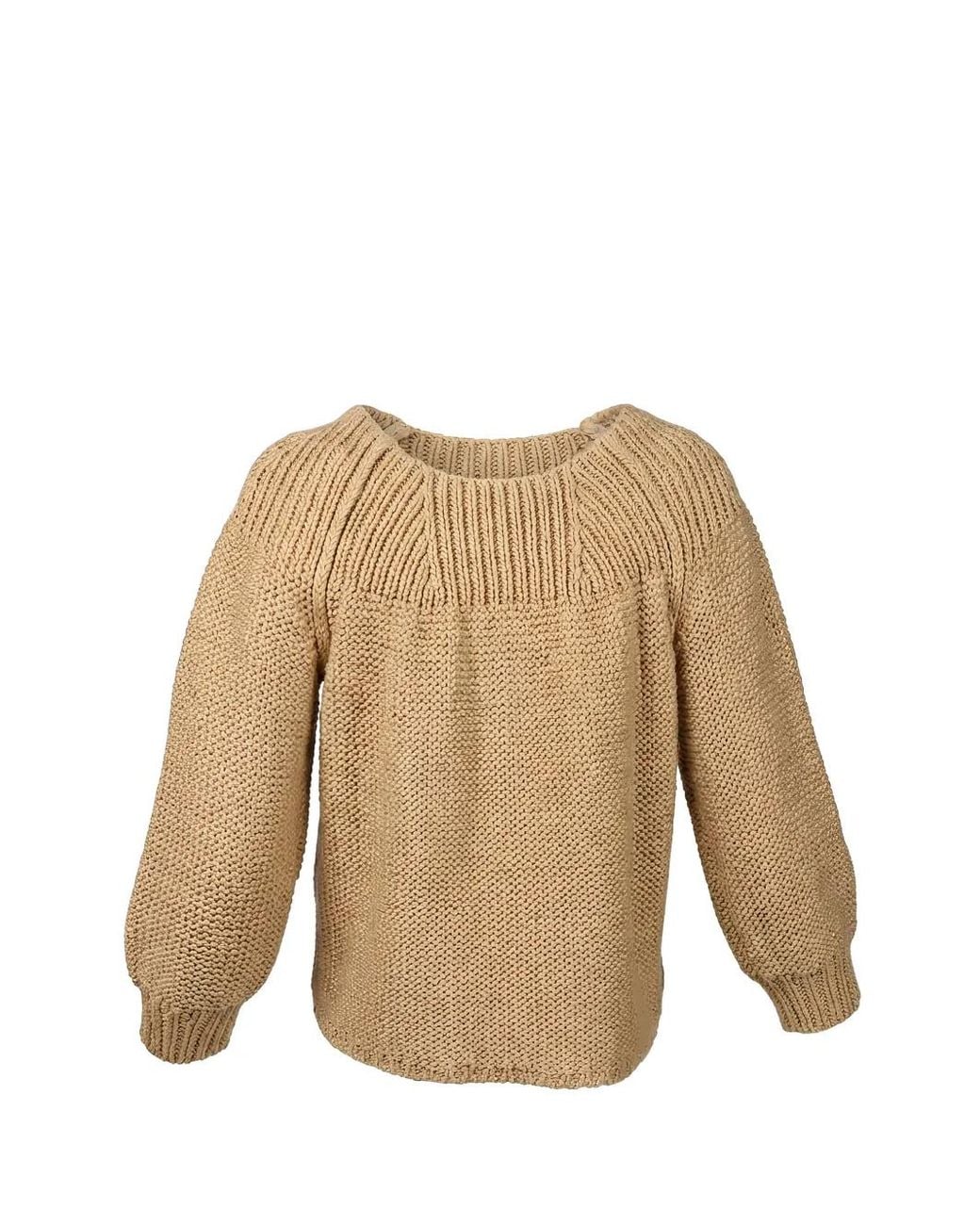 Valentino Garavani Natural Ribbed Sweater for men