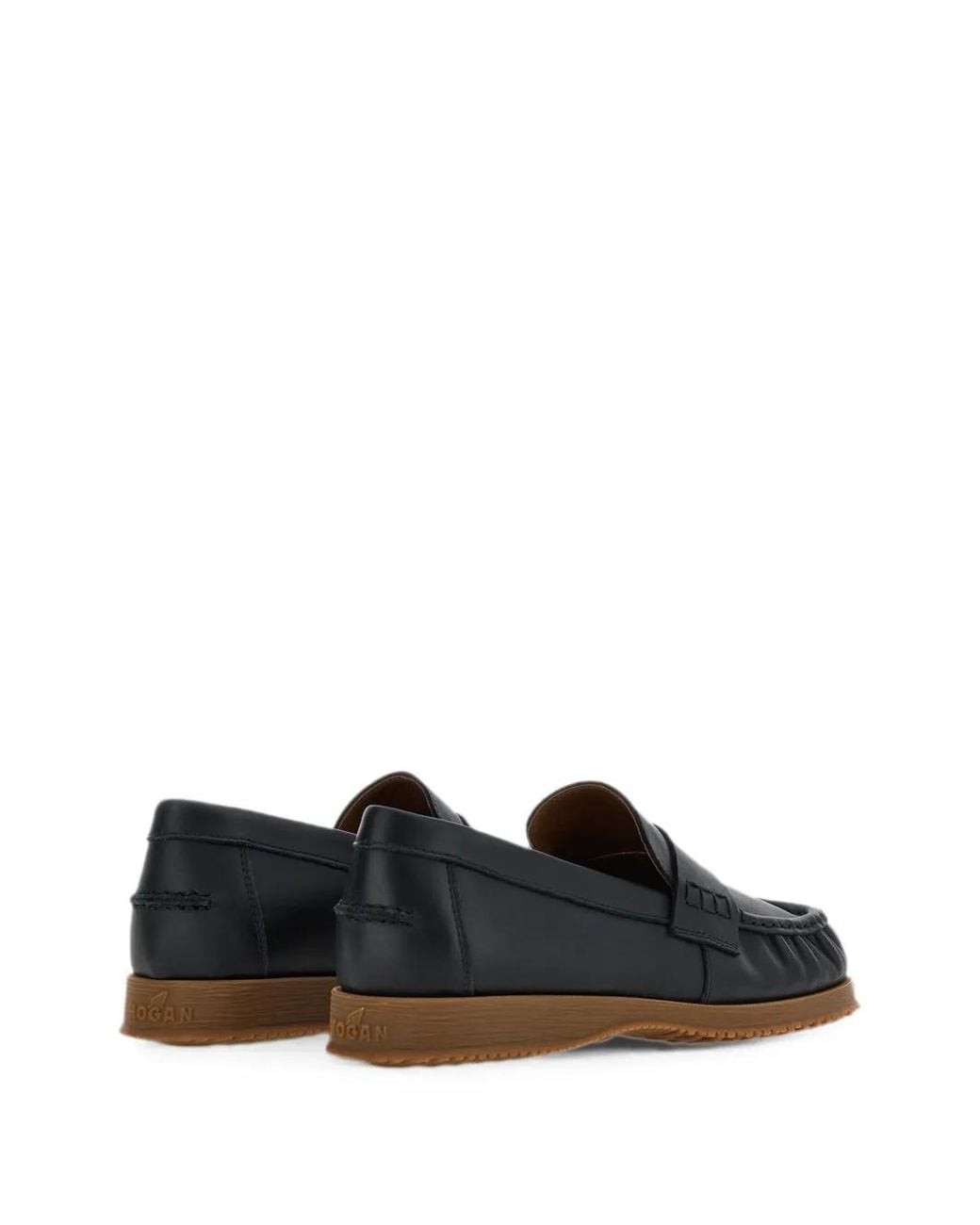 Hogan Black Traditional Loafers