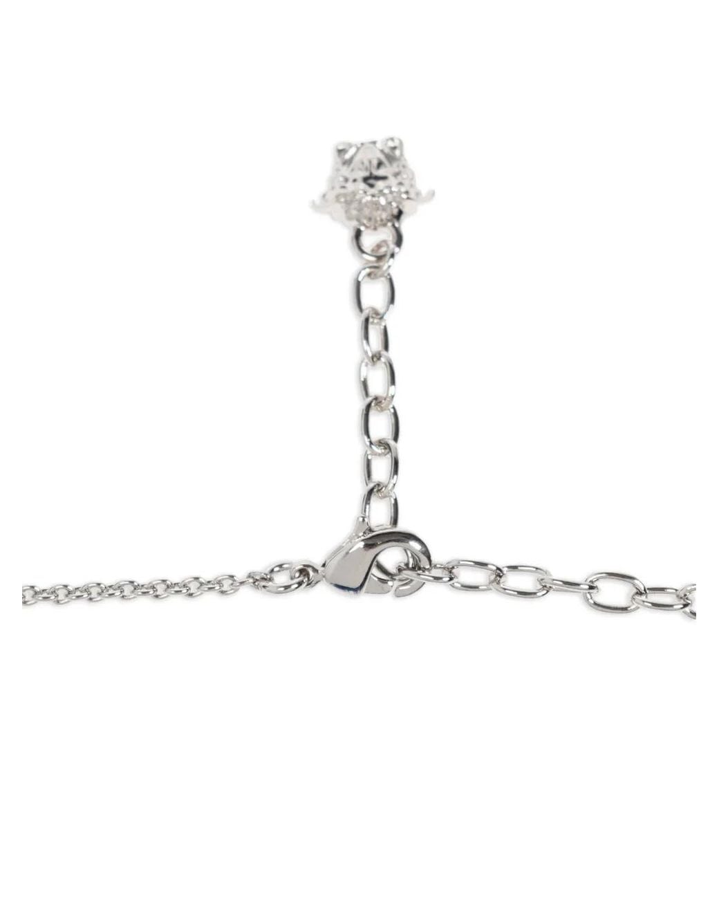 Versace White Halskette Mit Logo