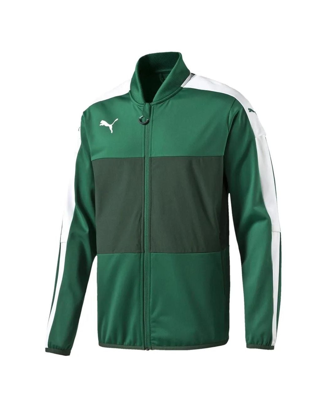 PUMA Green Veloce Stadium Zip-Up Jacket for men