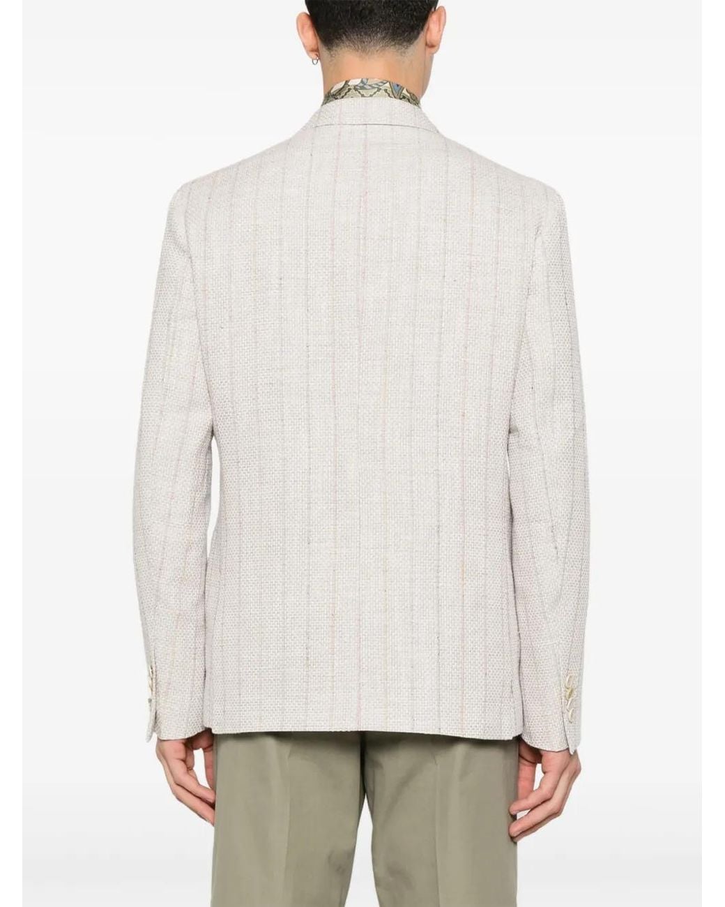 Blazer A Rayas Diplomáticas Etro de hombre de color White