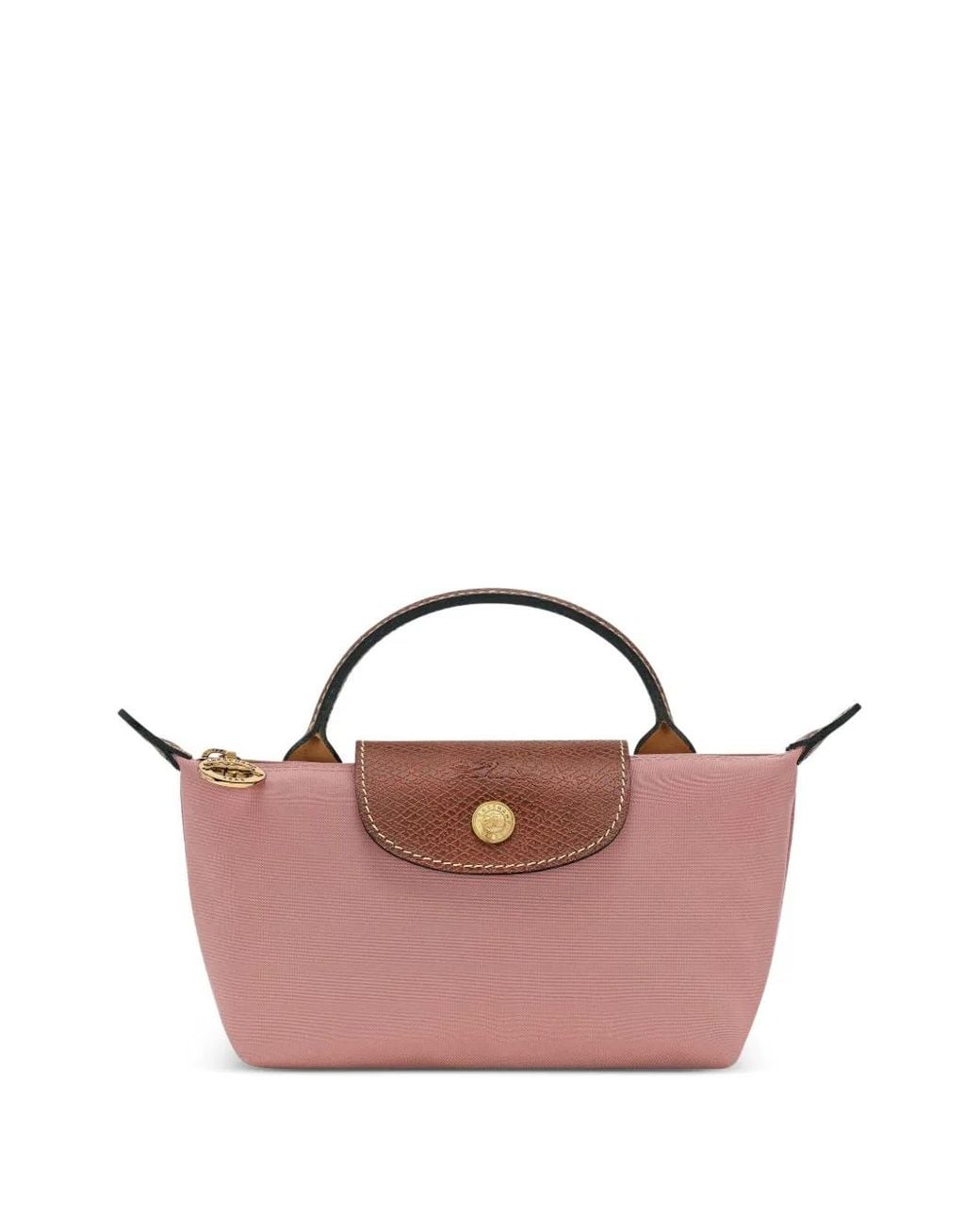 Longchamp Pink Le Pliage Original Two-Toned Tote Bag