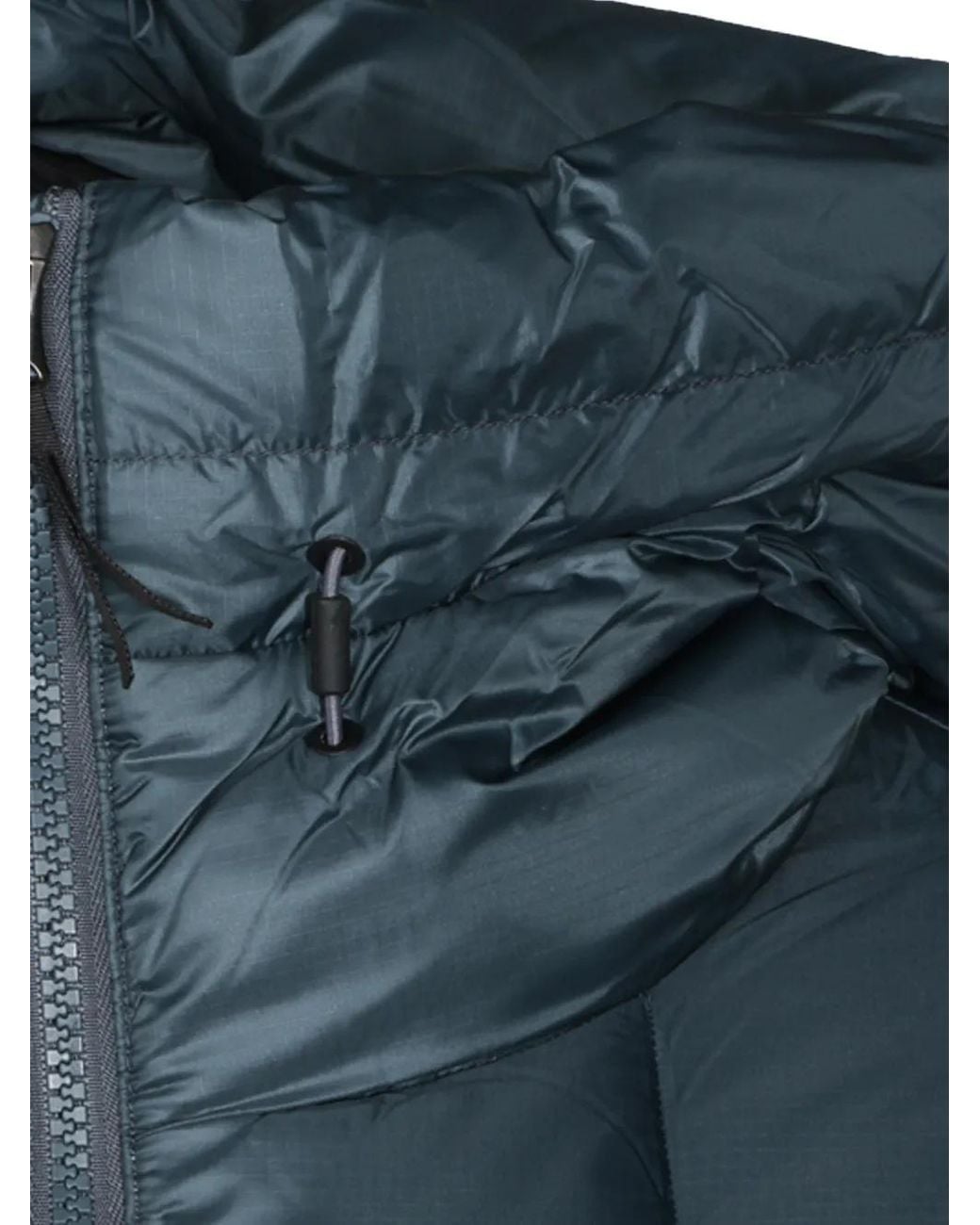 Goldwin Blue Crystallite Hooded Quilted Coat for men