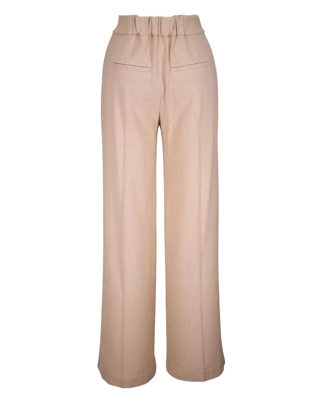 Veronica Beard Natural Elijah Trousers