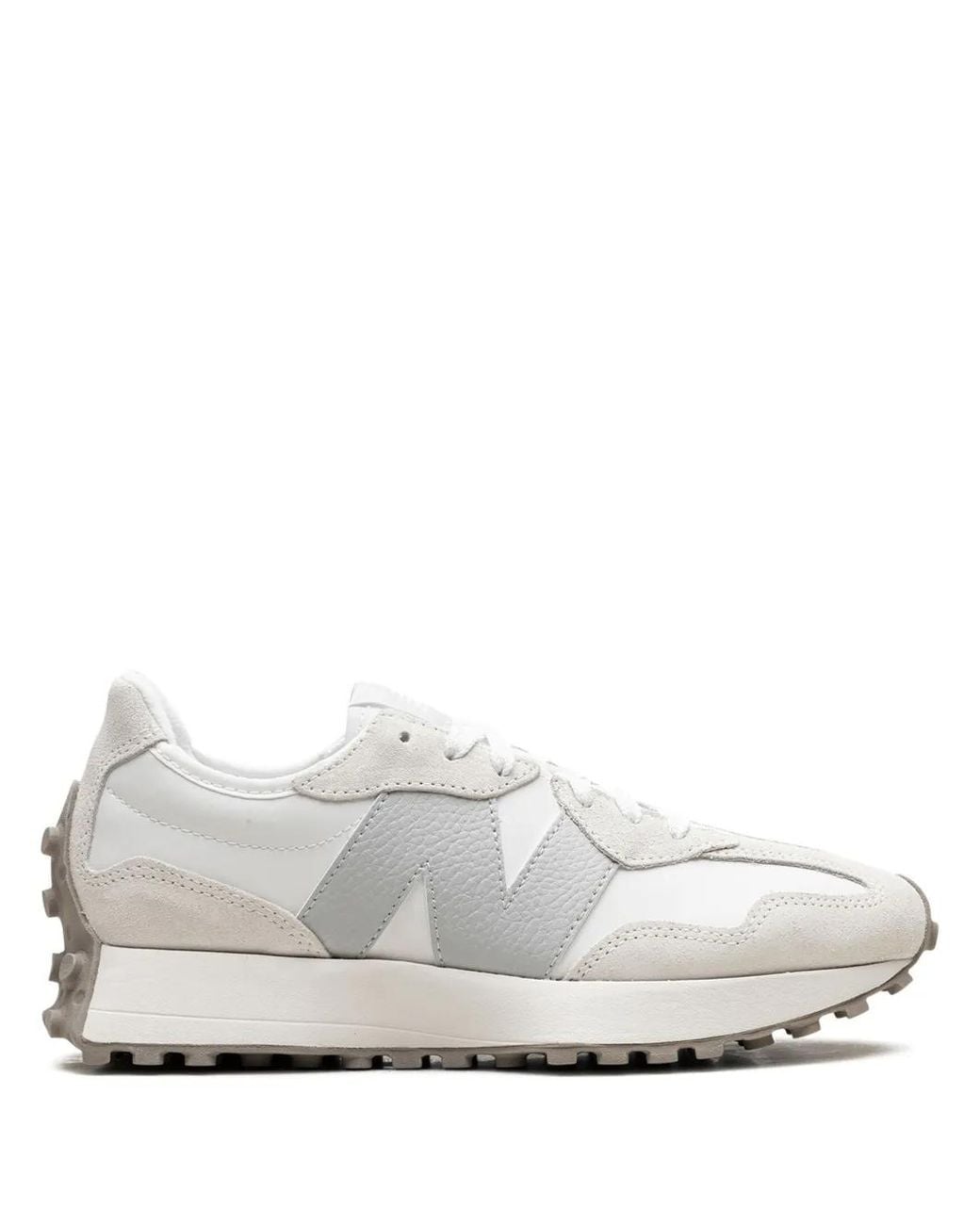 New Balance White 327 "Sea Salt/Brighton" Sneakers