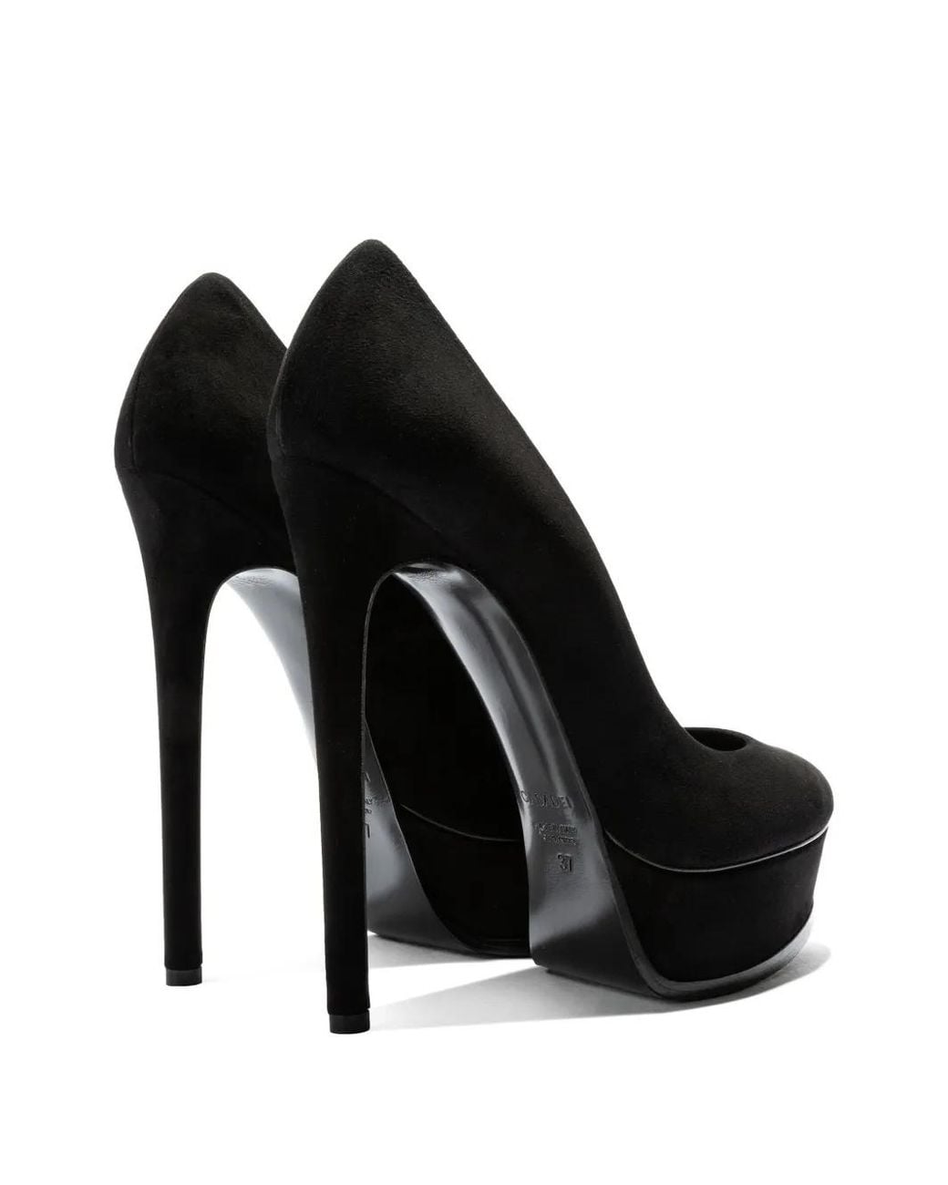 Casadei Black Classic Platform Pumps