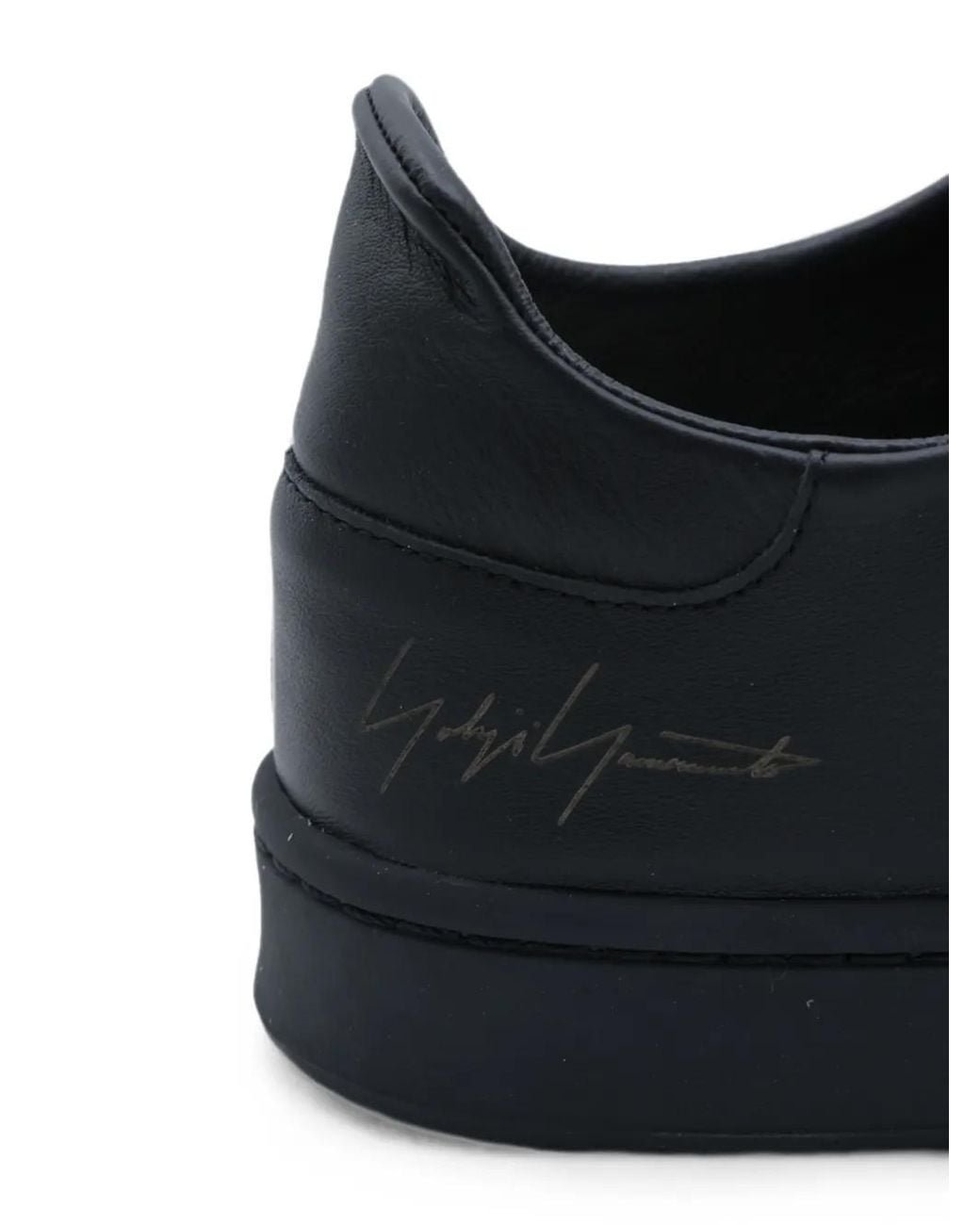 Y-3 Blue Baskets Stan Smith En Cuir À Détails De Perforations