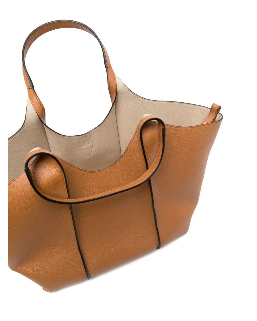 Tod's Brown Medium Leather Tote Bag