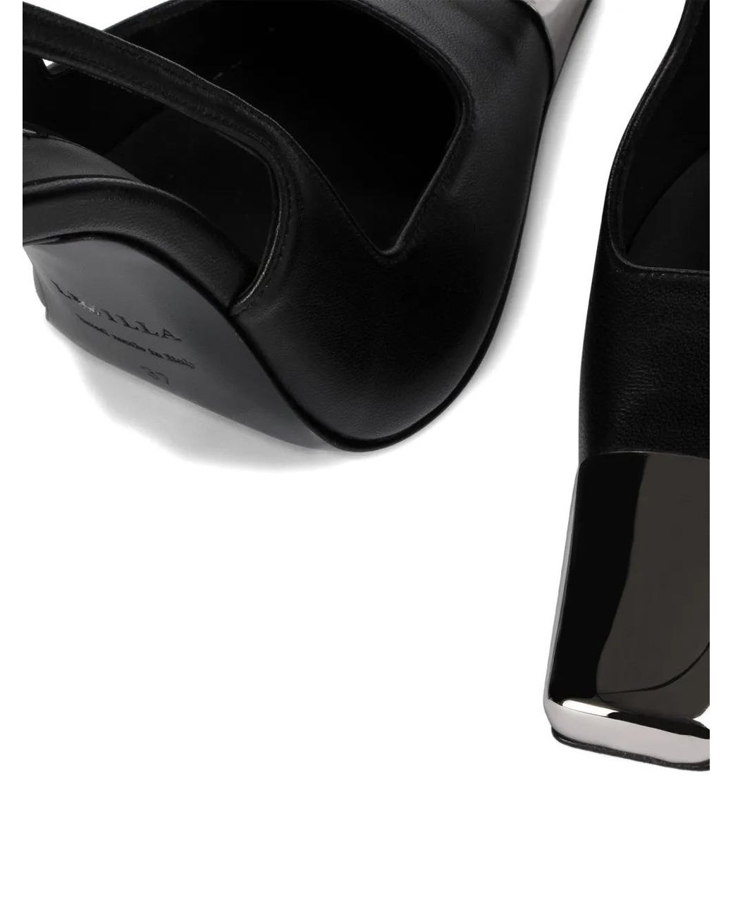 Le Silla Black 120Mm Andreja Slingback Pumps
