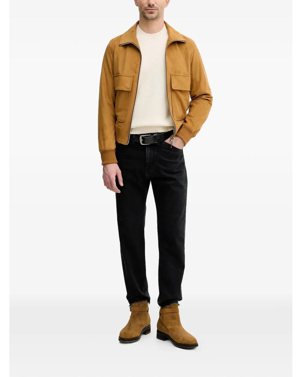 Sisley Natural Zip Pocket Jacket for men