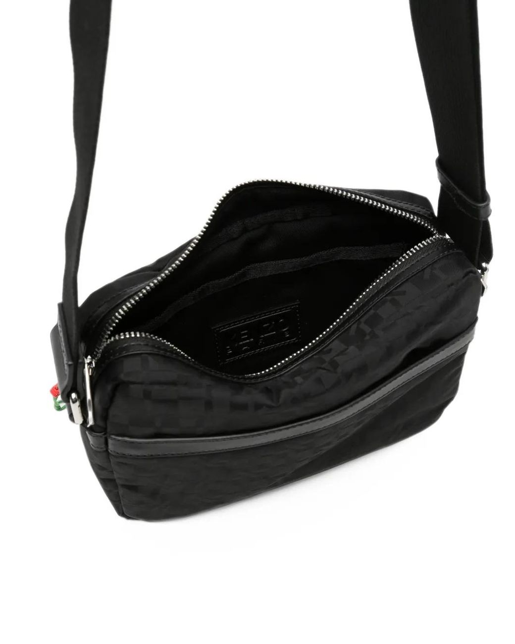 Borsa Messenger Con Monogramma 2002 di KENZO in Black da Uomo
