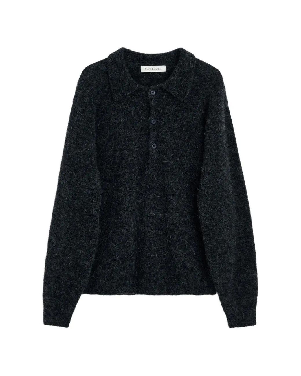 Pull À Col Polo sunflower pour homme en coloris Black