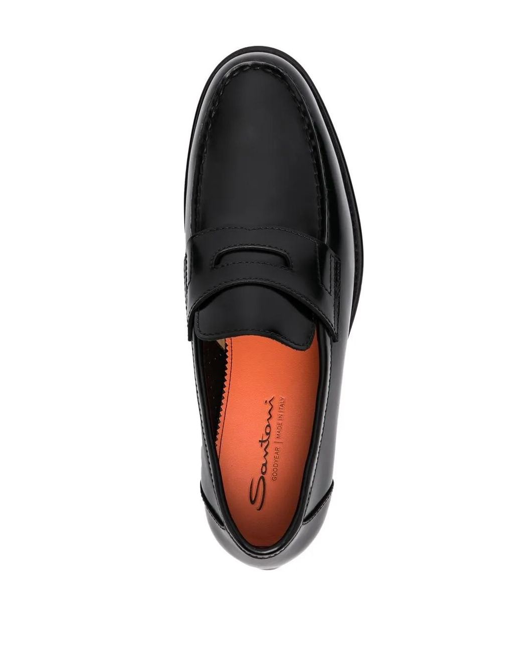 Santoni Black Gunter Loafer For for men