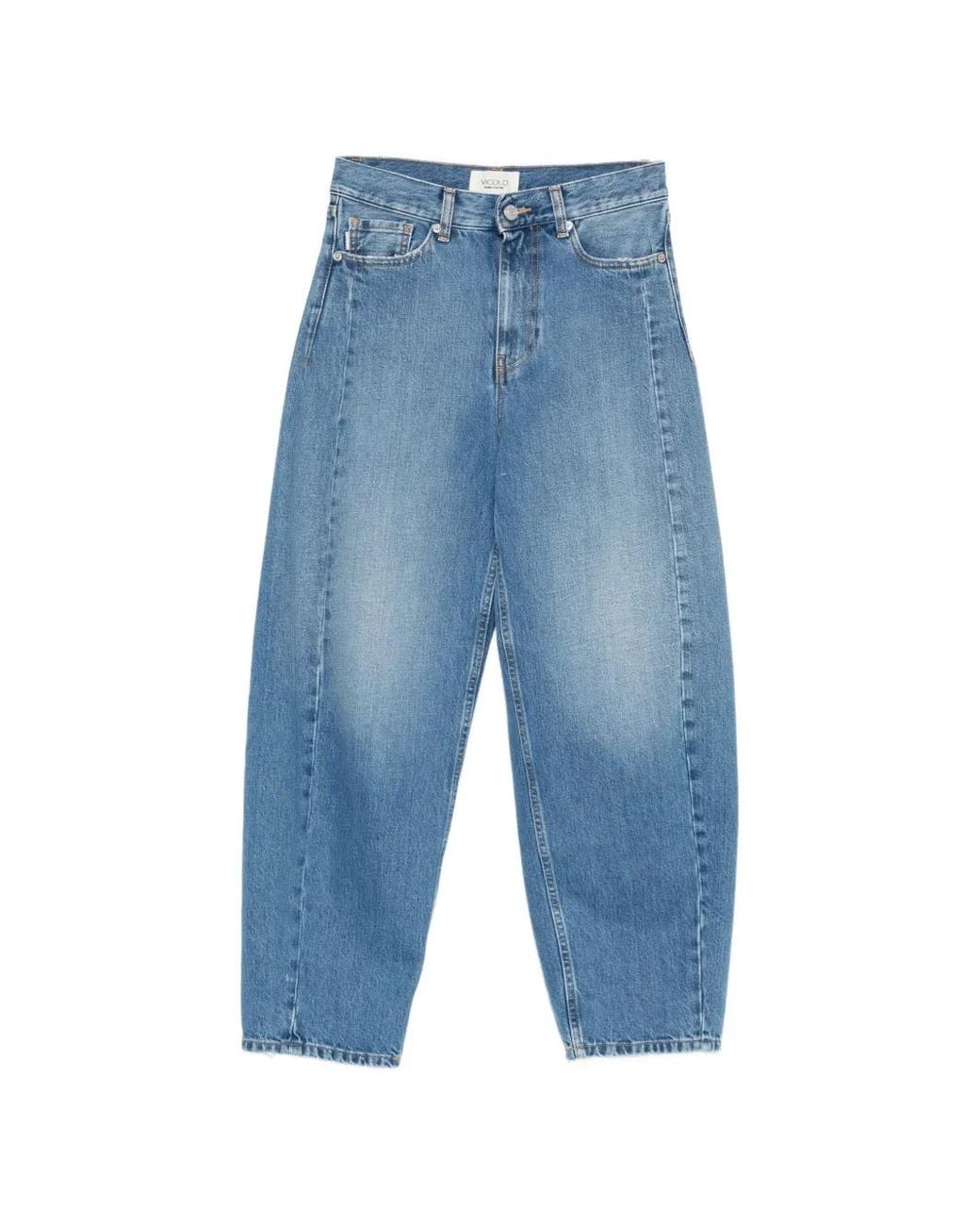 ViCOLO Blue Barrel Jeans