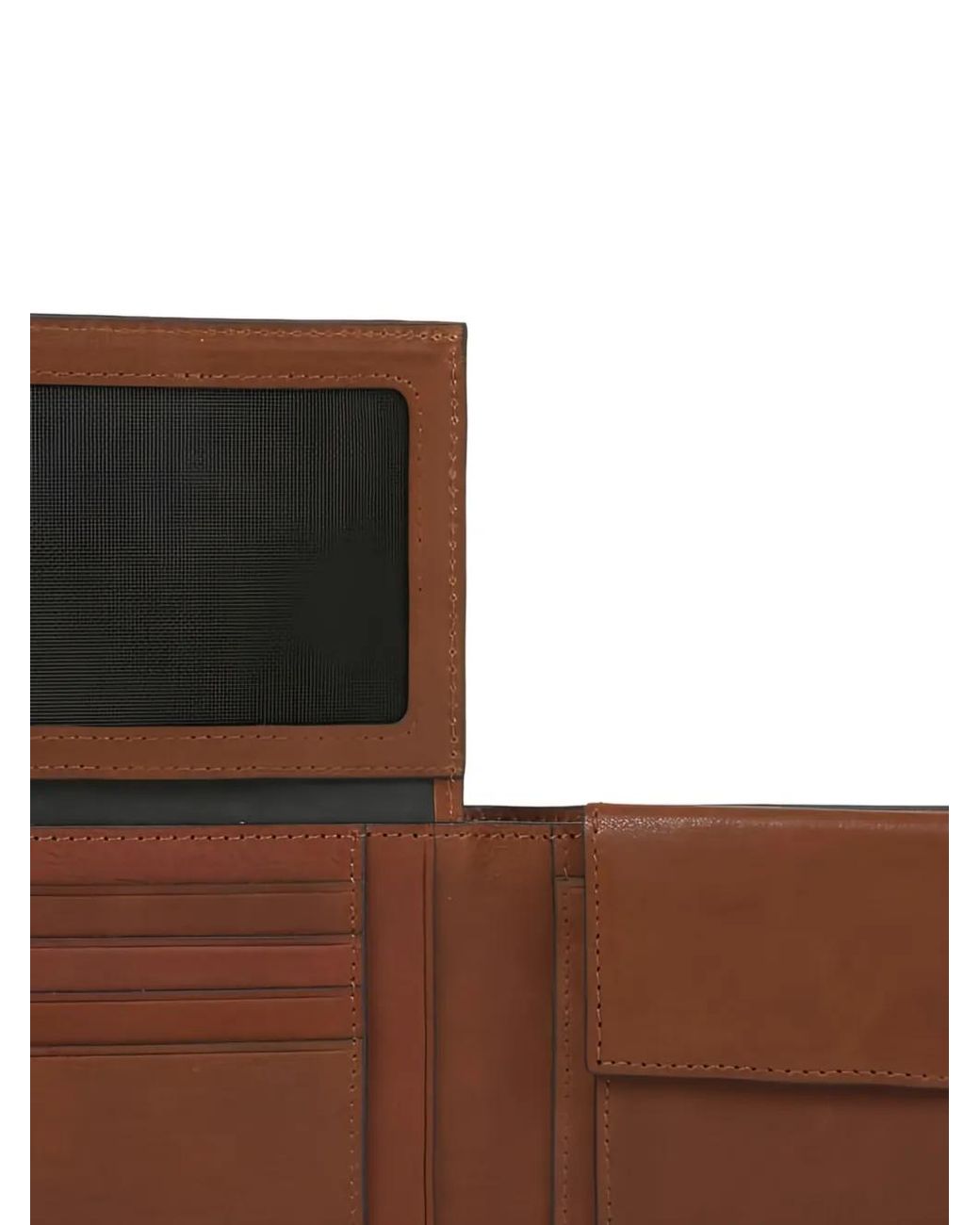 Piquadro Brown Flip-Up Wallet for men