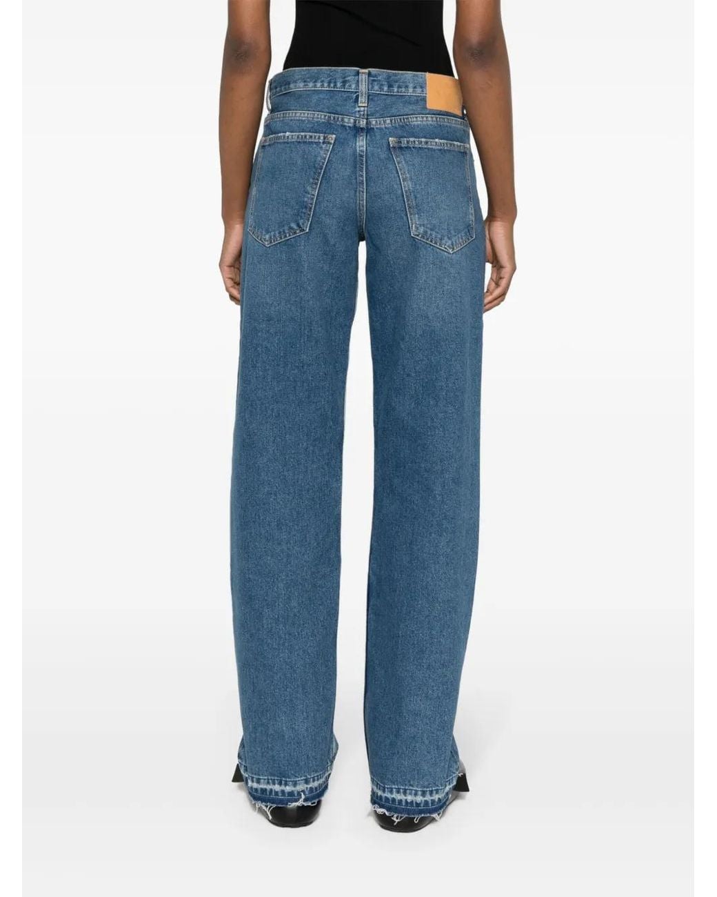Alanui Blue Straight-leg Jeans