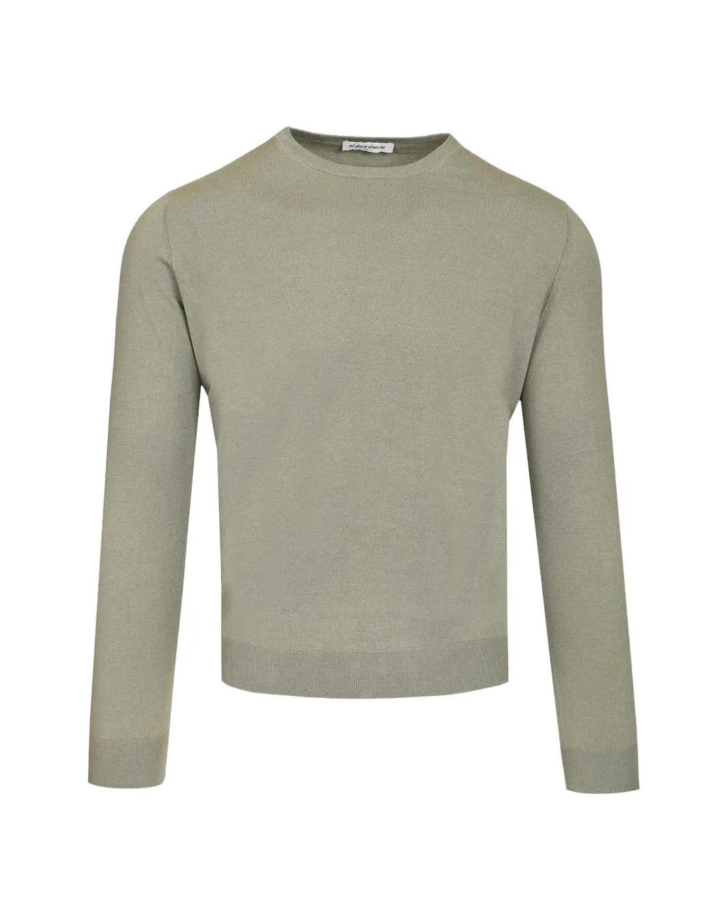 Al Duca D'aosta Green T-Shirt À Bords Nervurés for men