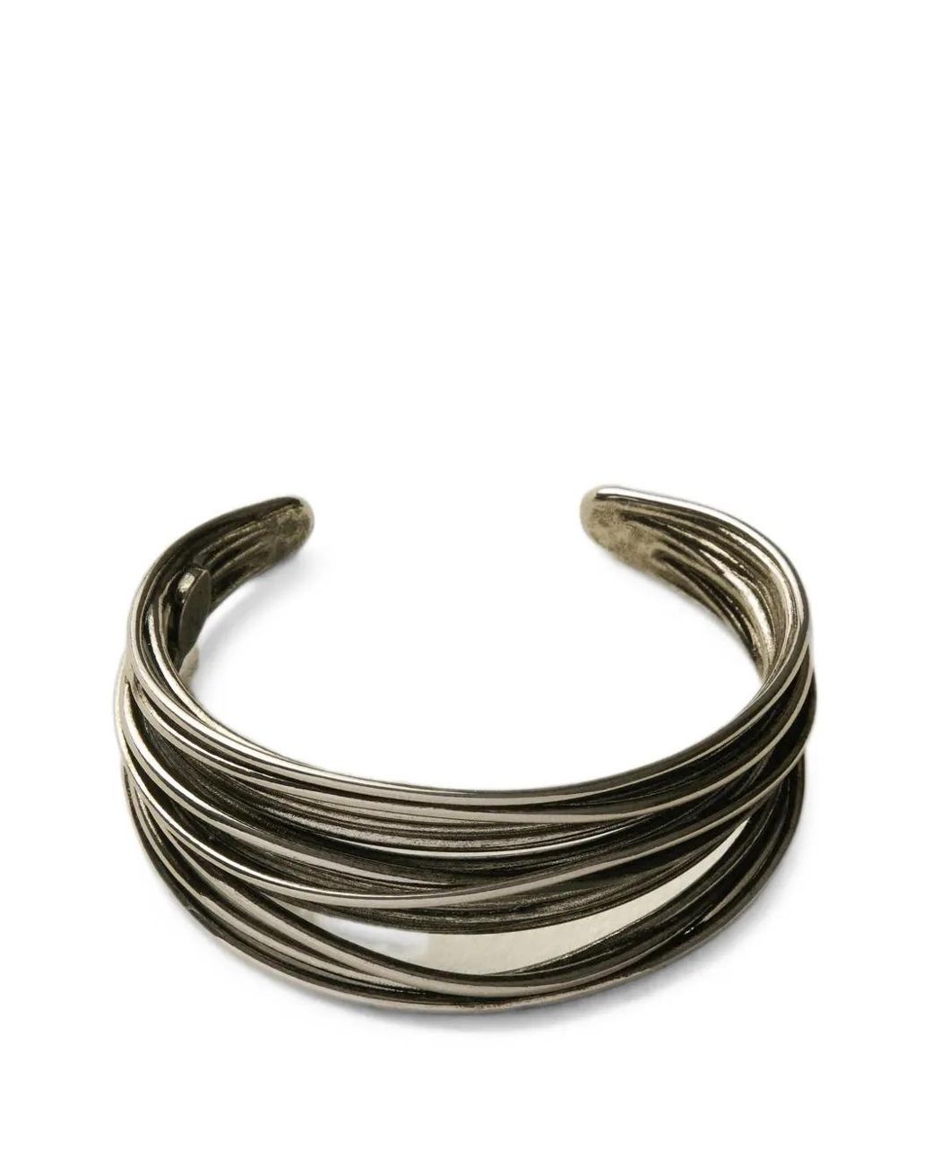 Panconesi Gray Multi-Strand Cuff Bracelet