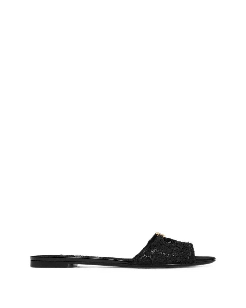 Dolce & Gabbana White Ciabatta Flat Slides