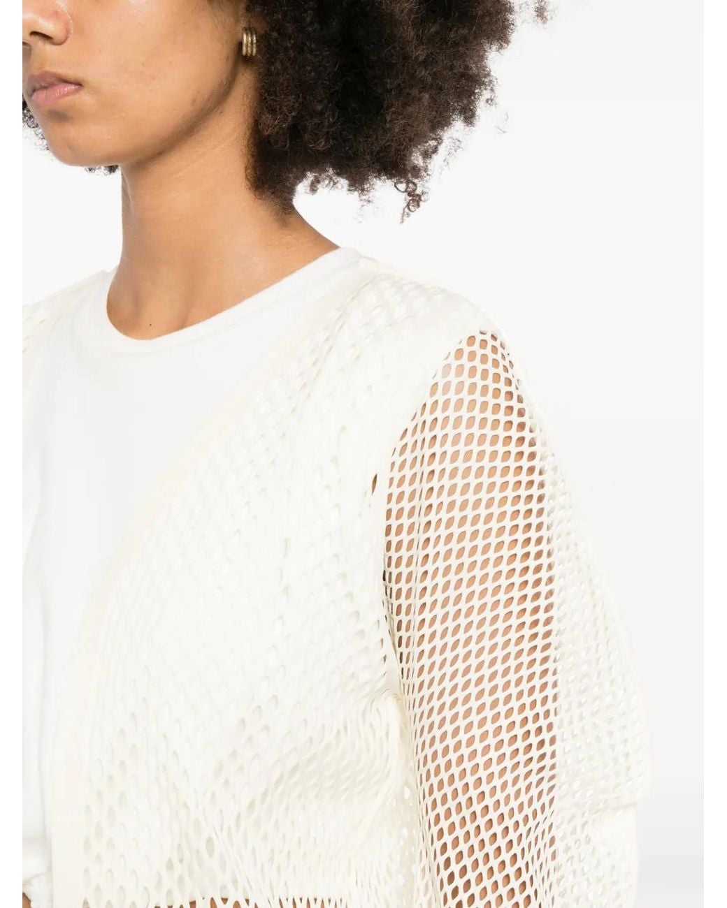 Pleats Please Issey Miyake Natural Cardigan A-Poc Basket