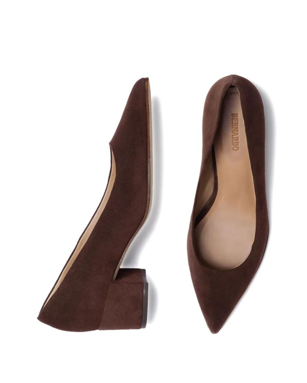 Bernardo Brown Millie Pumps Mit Blockabsatz
