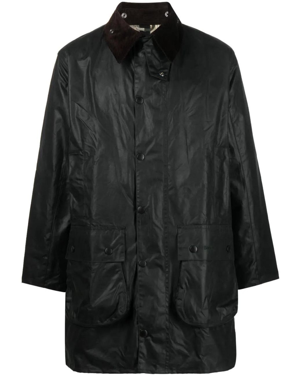 Barbour Black Border Waxed Lightweight Jacket for men