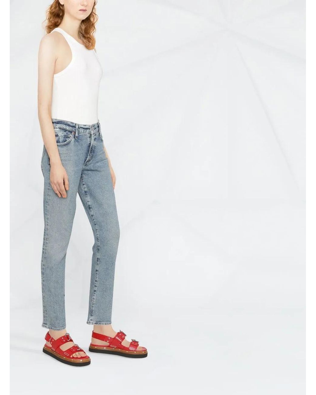 Citizens of Humanity Blue Skyla Cigarette Jeans
