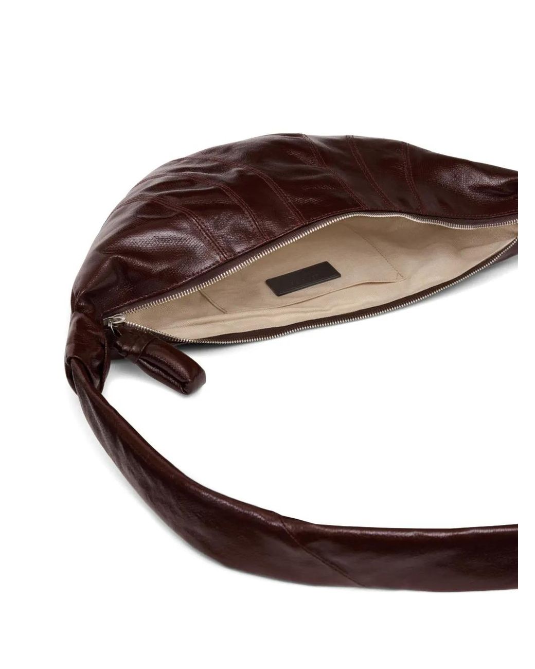 Lemaire Brown Medium Croissant Bag