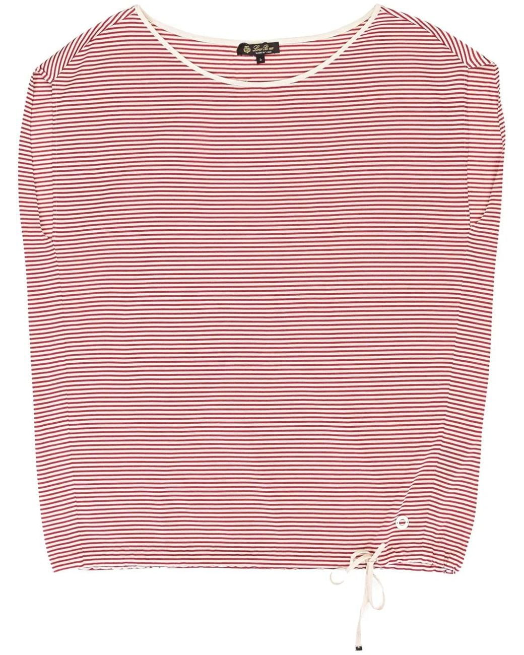 Loro Piana Pink Striped Silk Vest