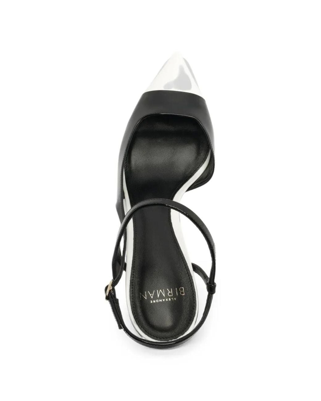 Alexandre Birman Black Tita Wrap Cap-Toe Pumps