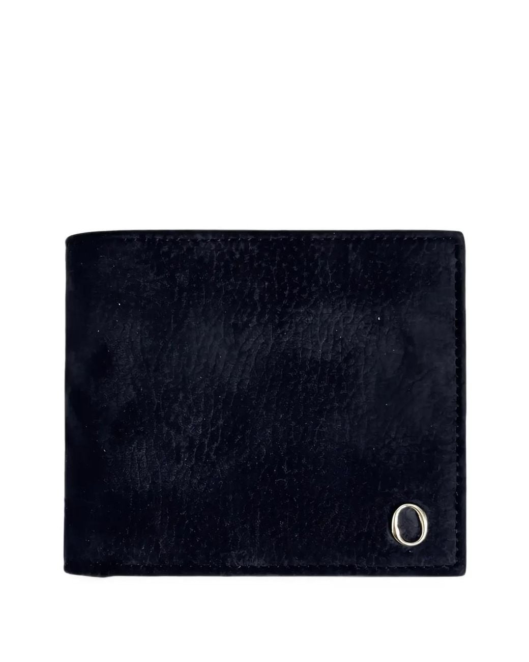 Orciani Blue Logo-Plaque Bifold Leather Wallet for men