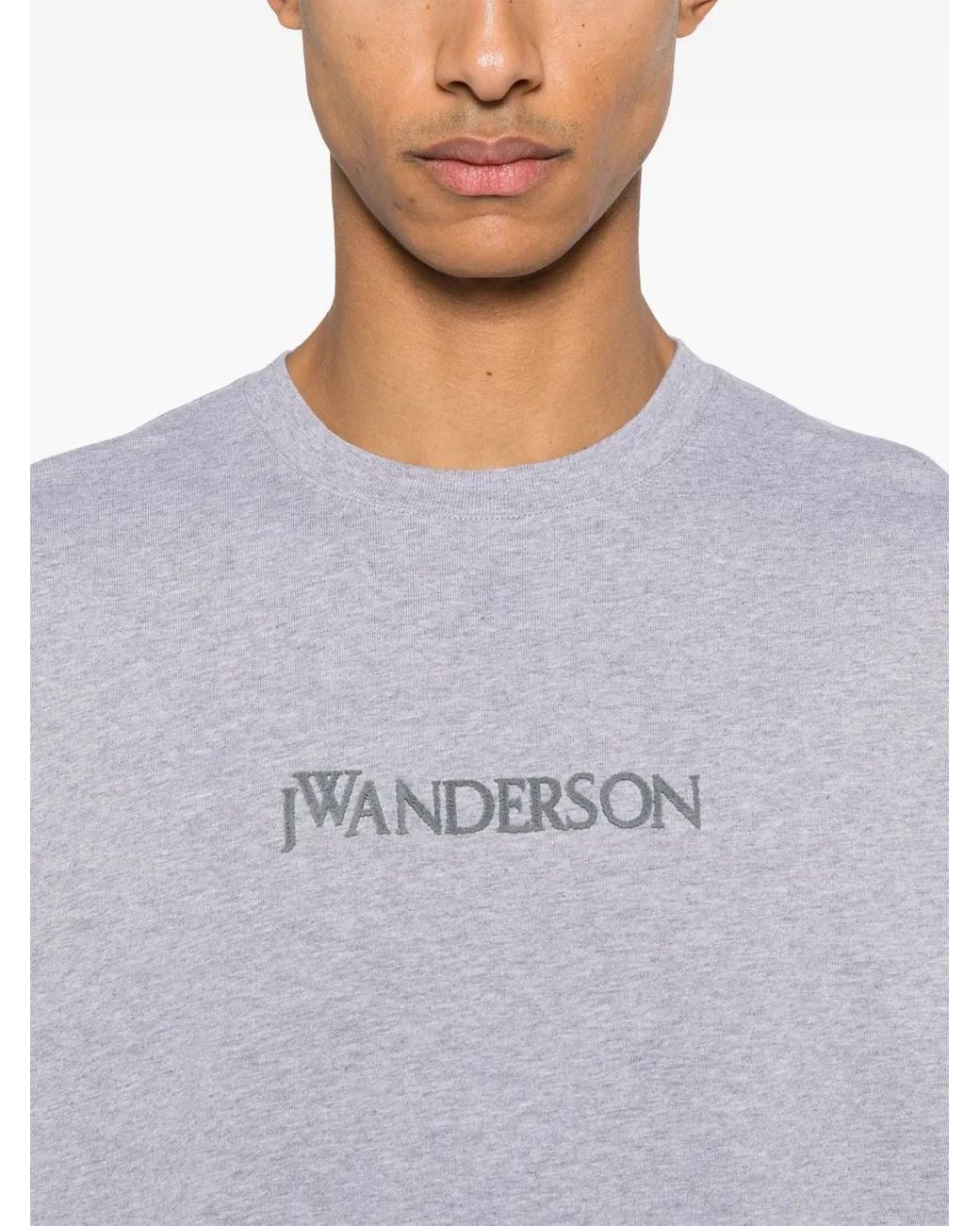 J.W. Anderson White Crew Neck Mélange for men