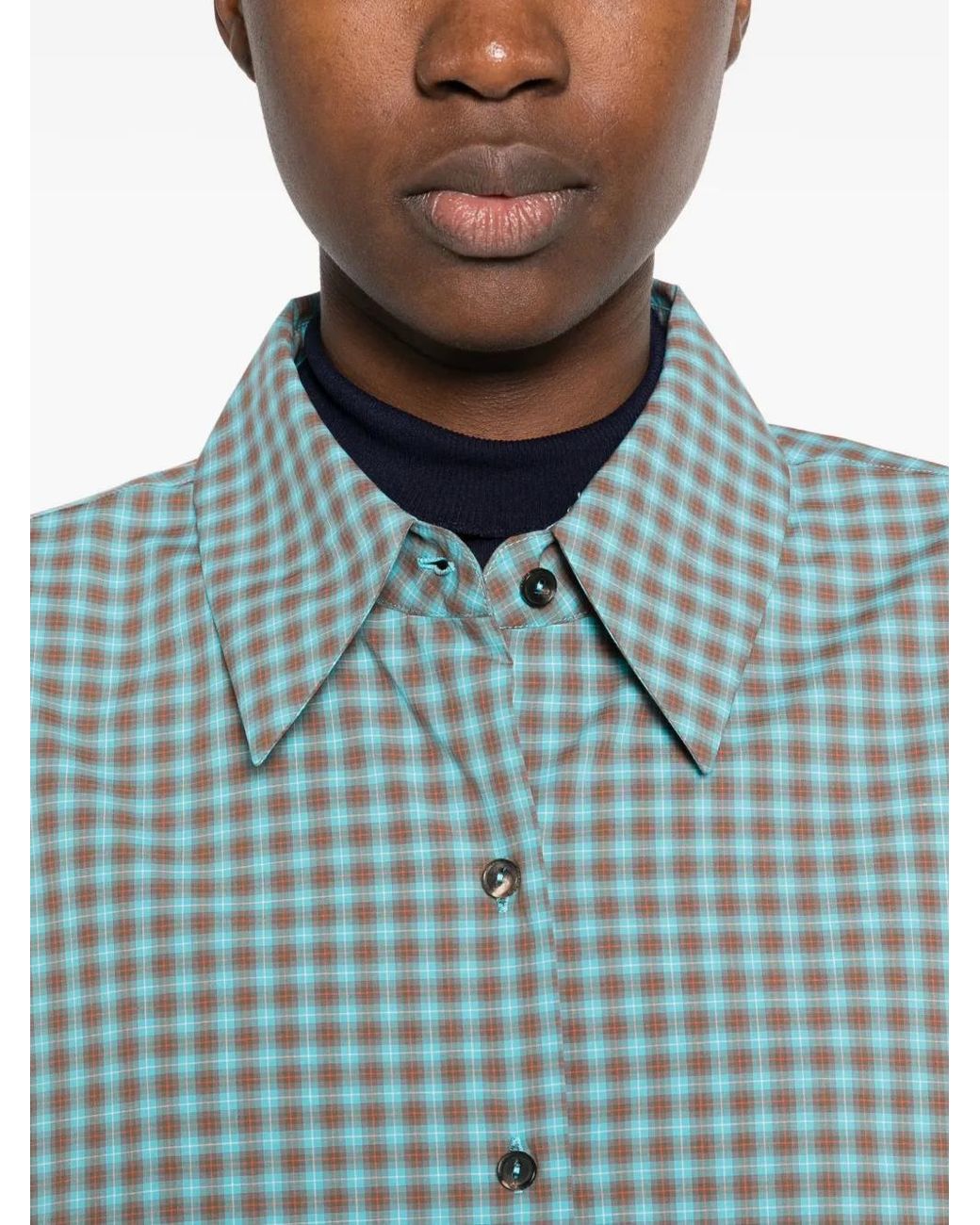 Cordera Blue Hemd Mit Karomuster