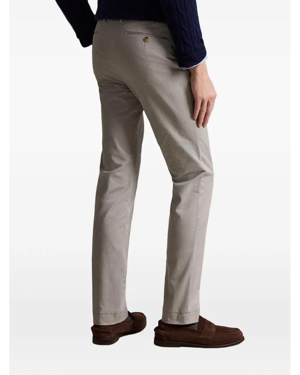 Polo Ralph Lauren Gray Greenwich Slim-Fit Trousers for men