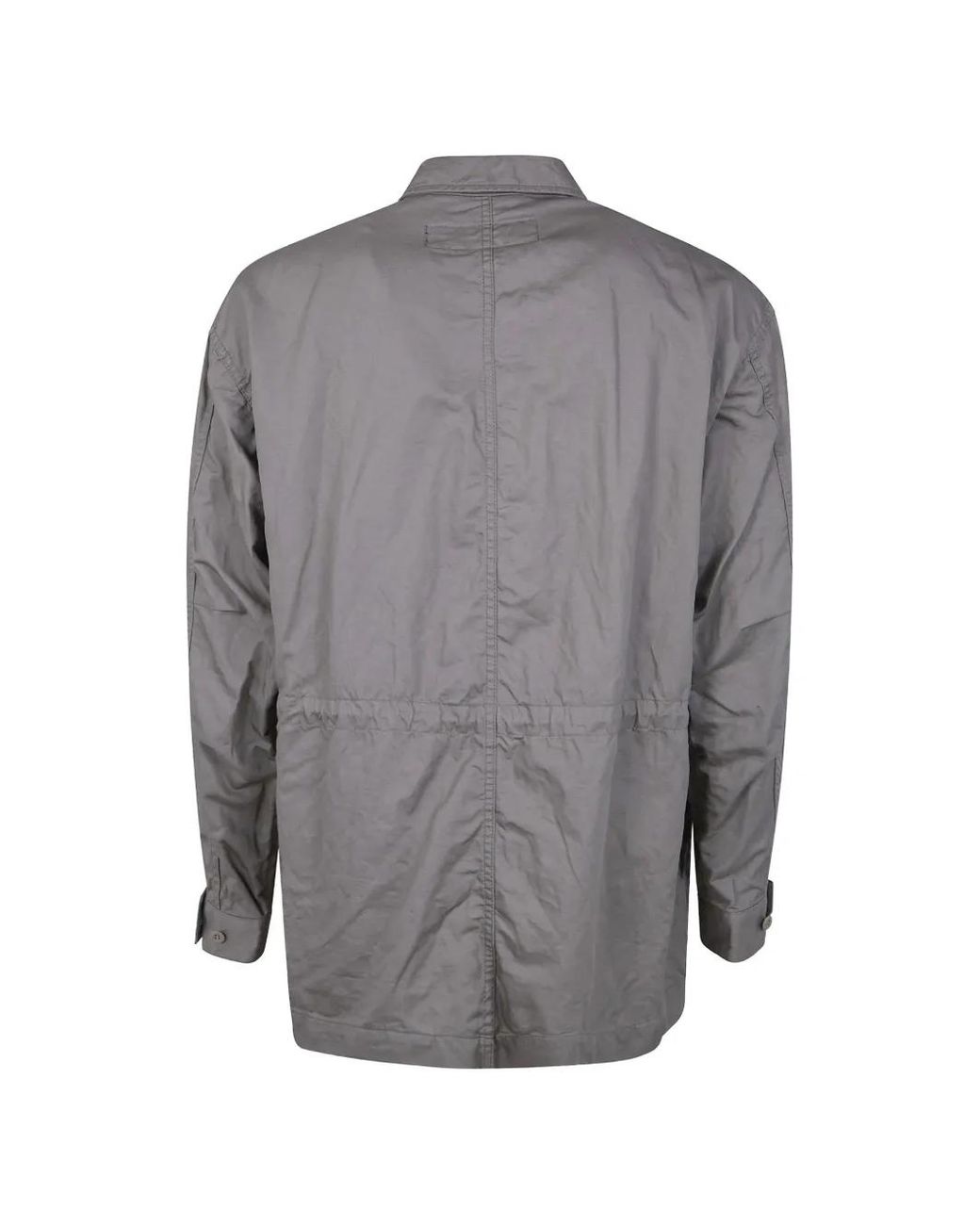Comme des Garçons Gray Drawstring Field Jacket for men