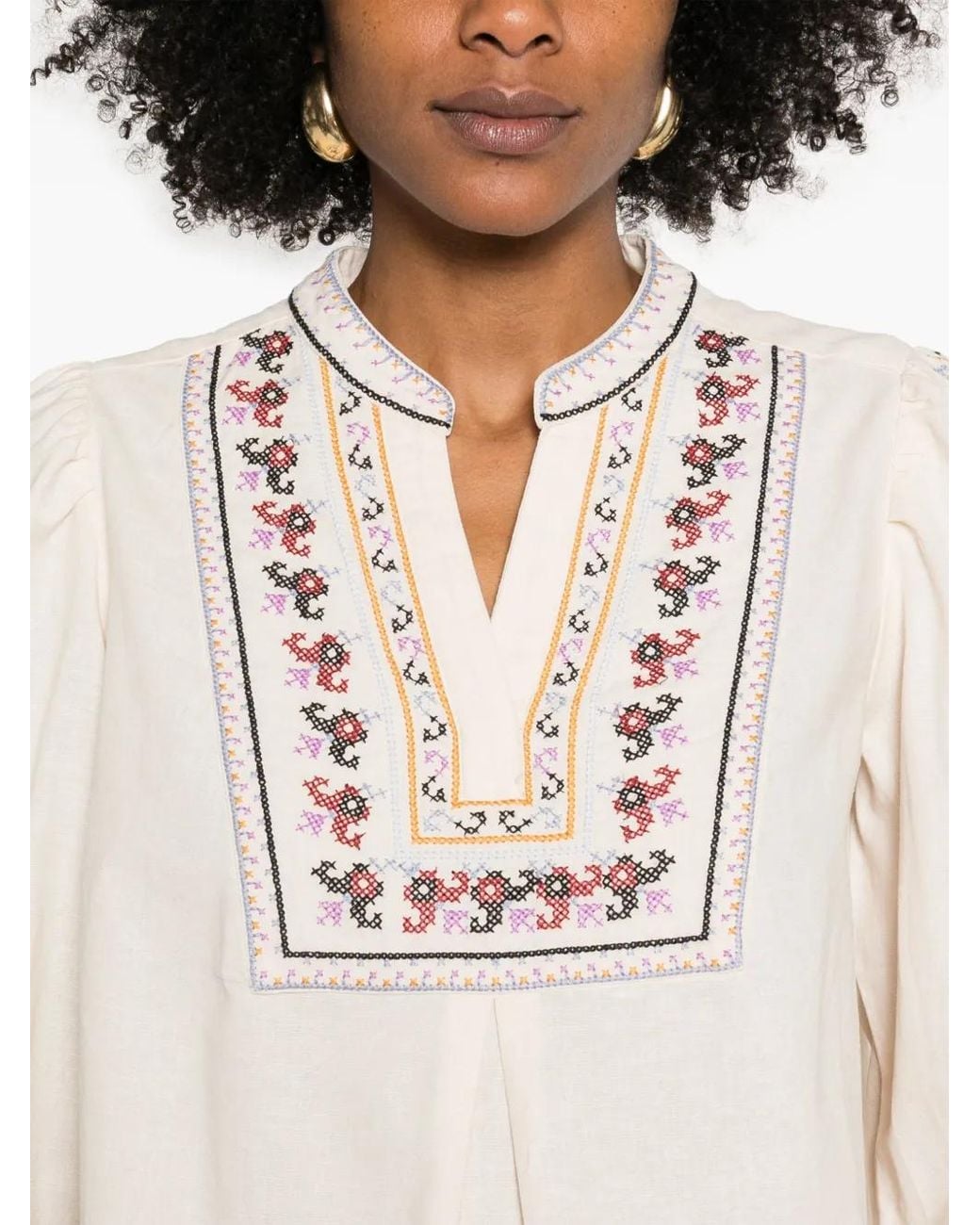 Blusa Caloe Ba&sh de color Natural