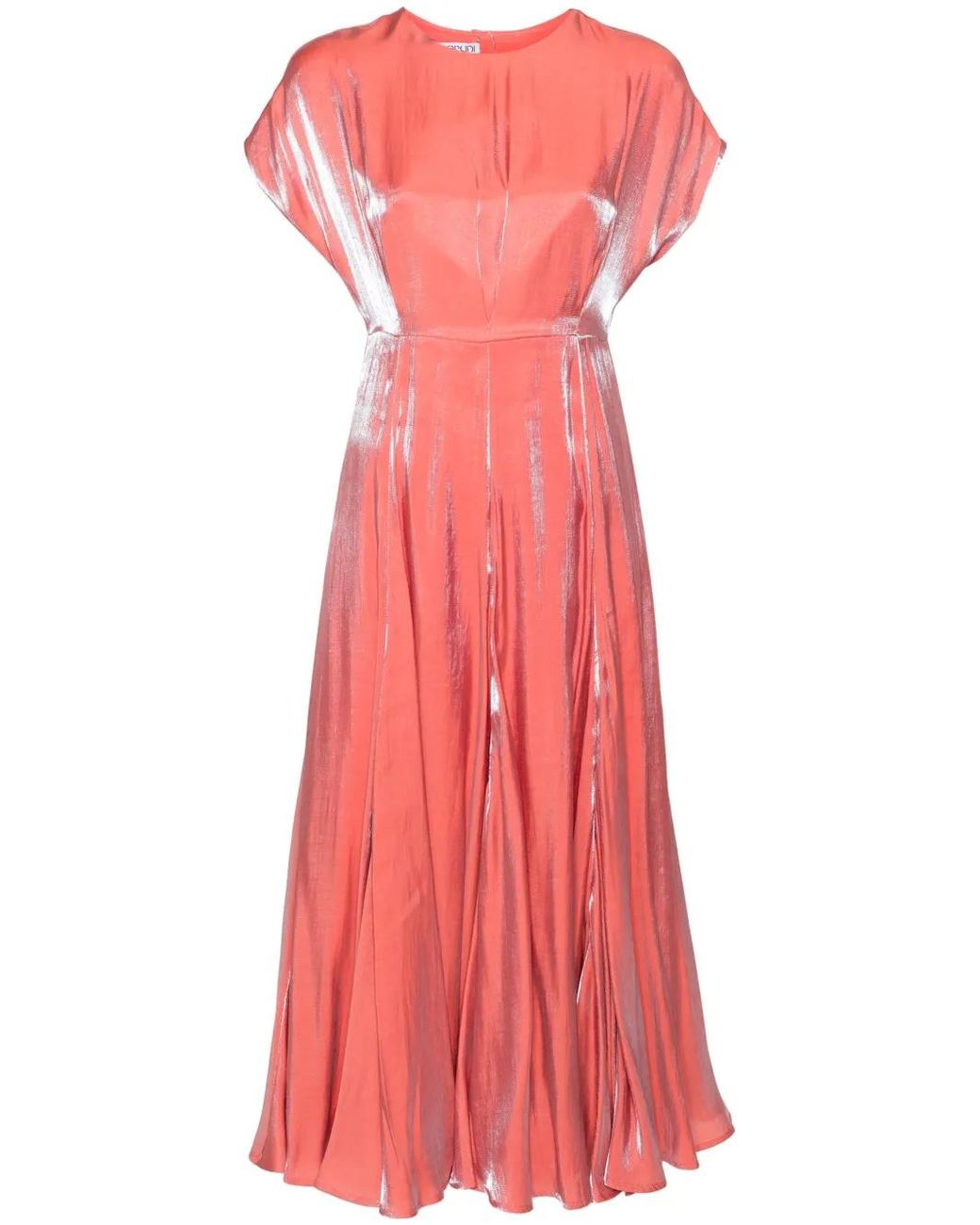Baruni Aimee Midi-Jurk in het Red