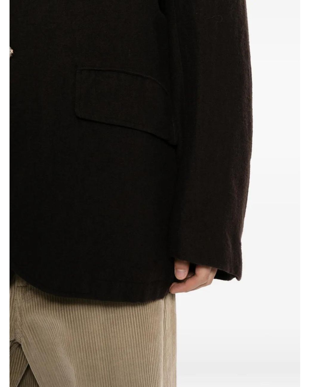 CALMLENCE Black Work-Style Tailored Jacket for men