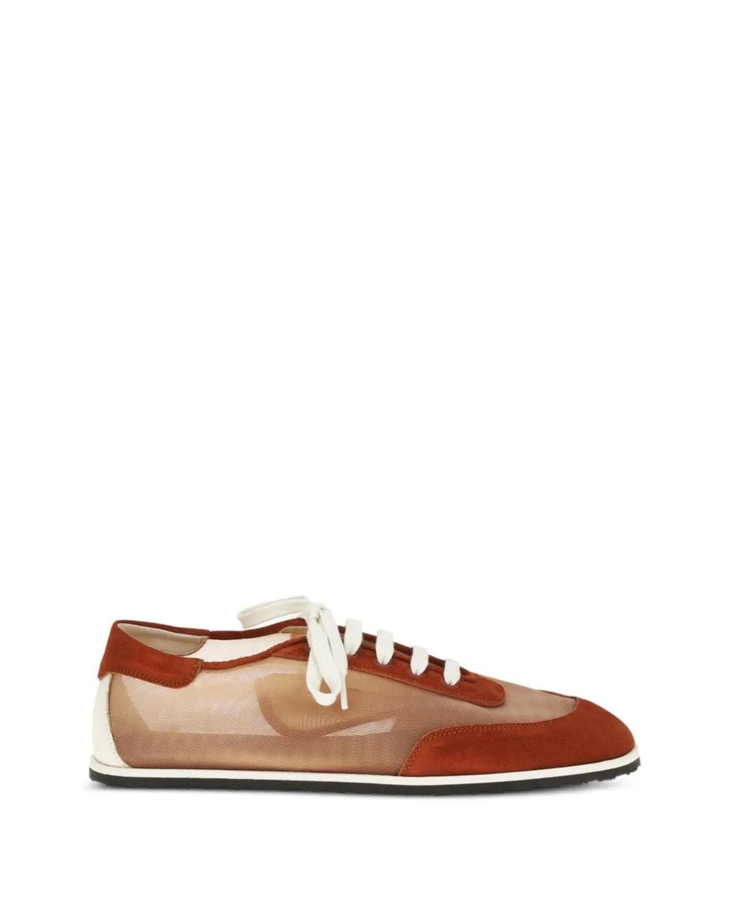 Dear Frances Brown Balla Lace-Up Sneakers