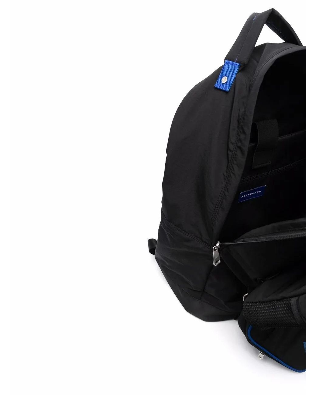 Adererror Black Logo-Print Backpack for men