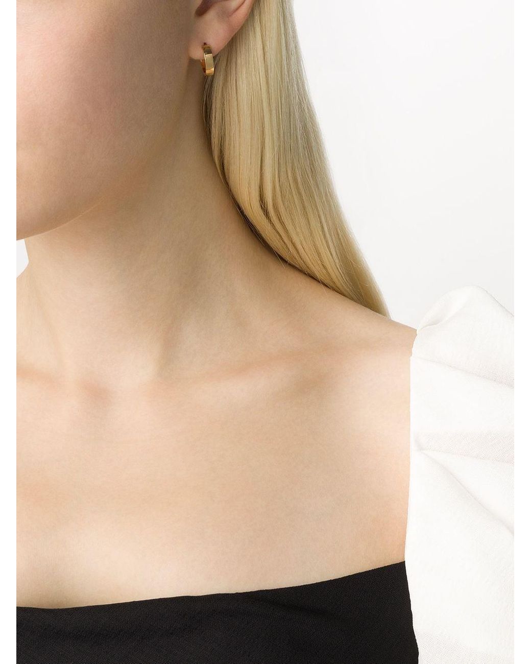Le Gramme 31/10g Ribbon ピアス 18kイエローゴールド ナチュラル | Lyst