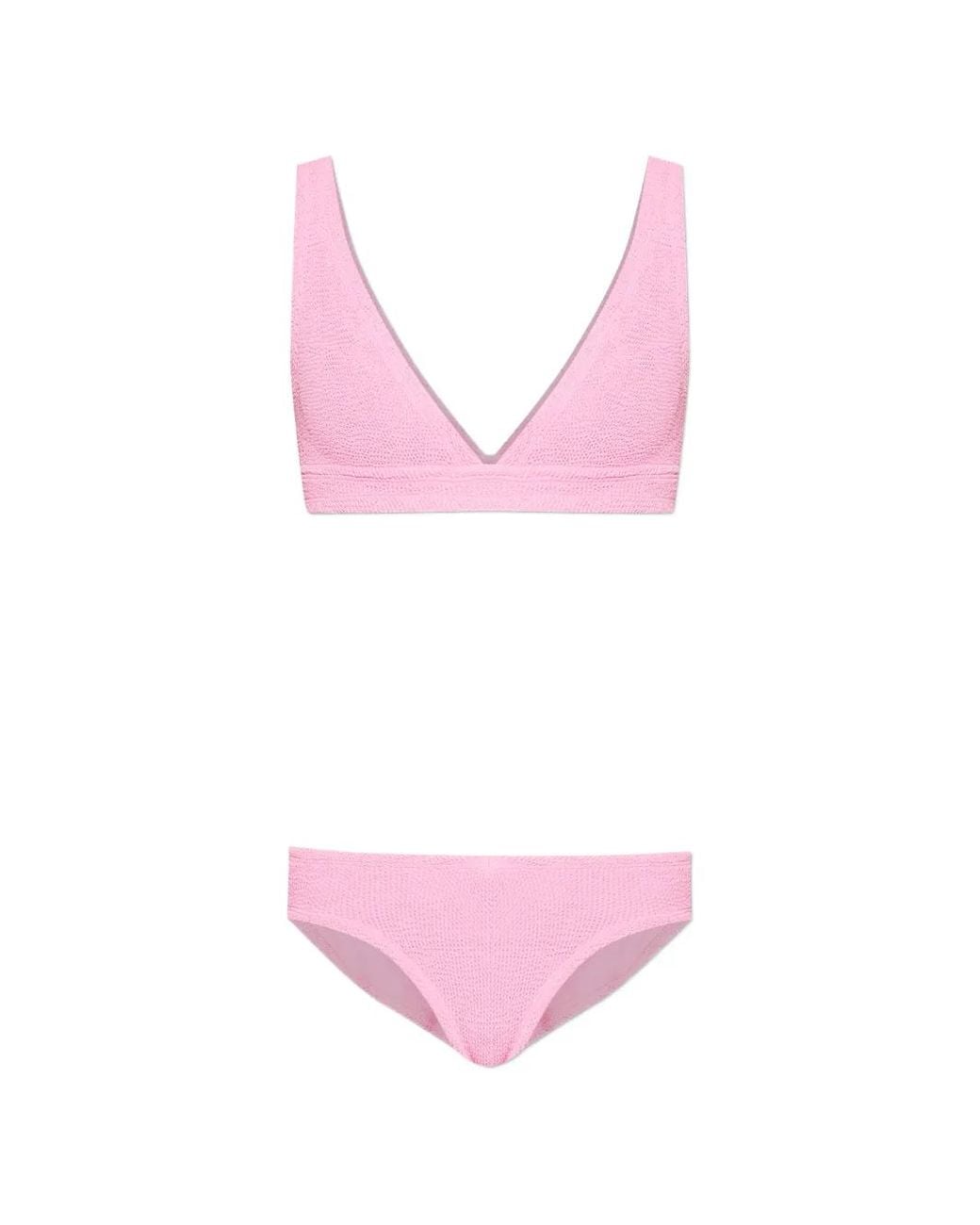 Hunza G Pink Angel Crinkle Bikini
