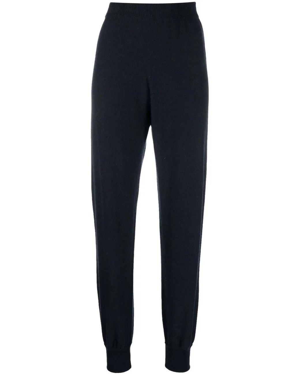 Fabiana Filippi Blue Straight-Leg Cashmere Trousers