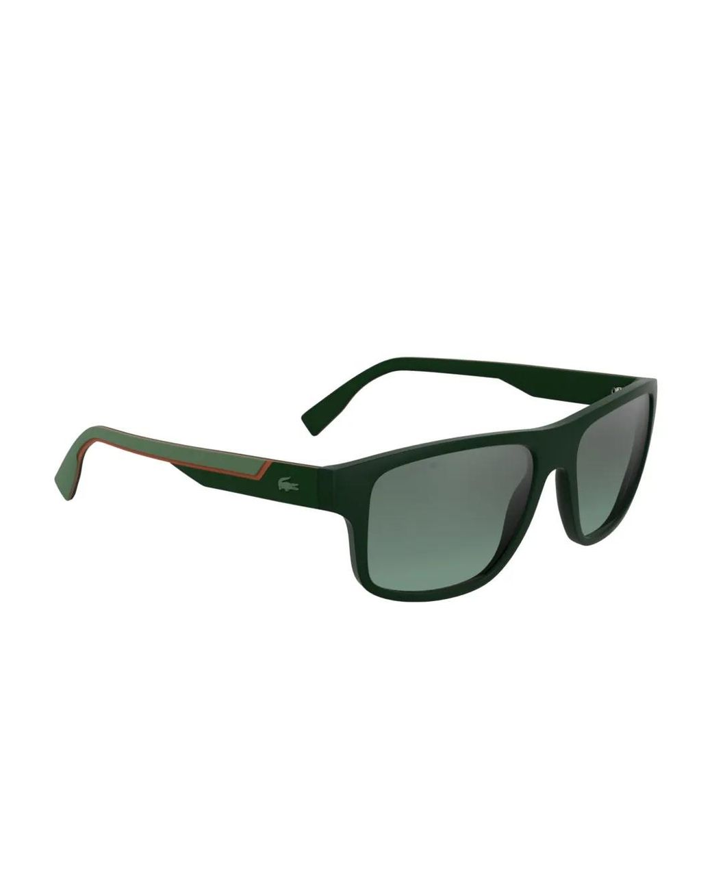 Lacoste Green Square-Frame Sunglasses for men