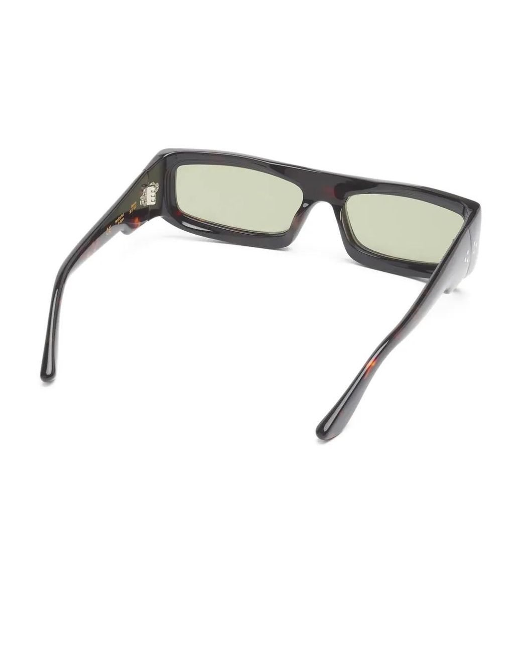 Port Tanger Gray Daryan Rectangle-Frame Sunglasses