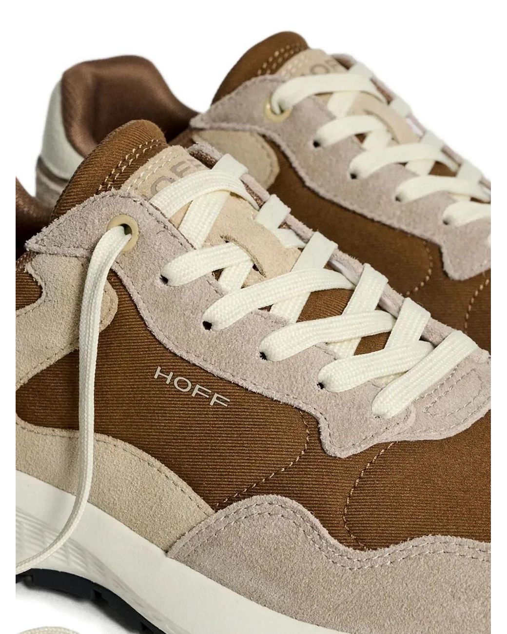 HOFF Brown City Mkii Panelled Lace-Up Sneakers
