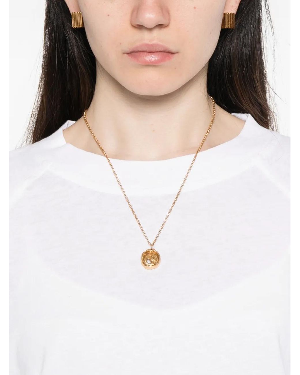 MHL by Margaret Howell White Round-Neck T-Shirt