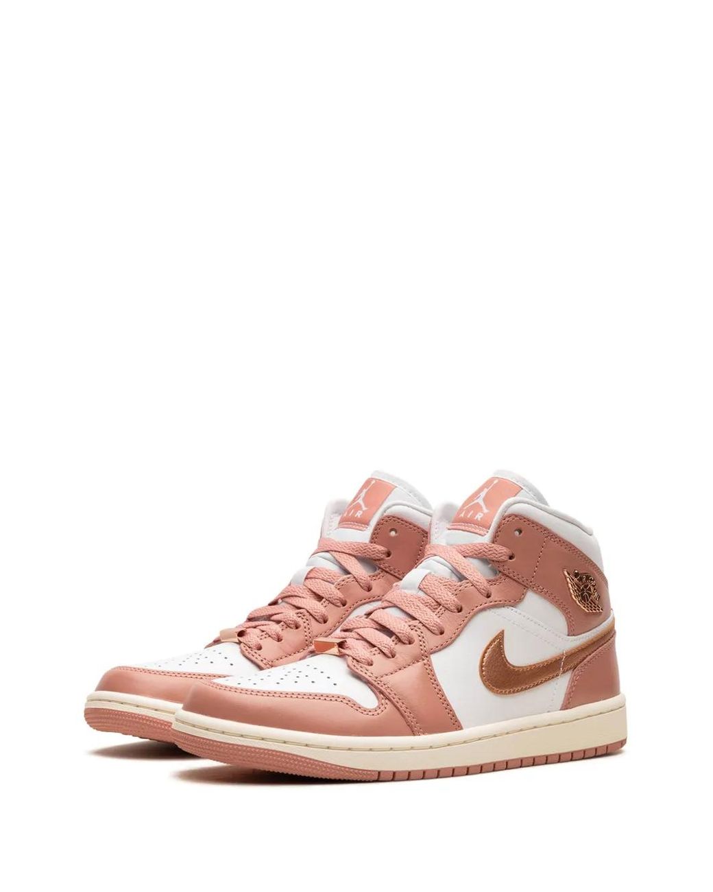 Nike Pink Air 1 Mid Stardust" Sneakers