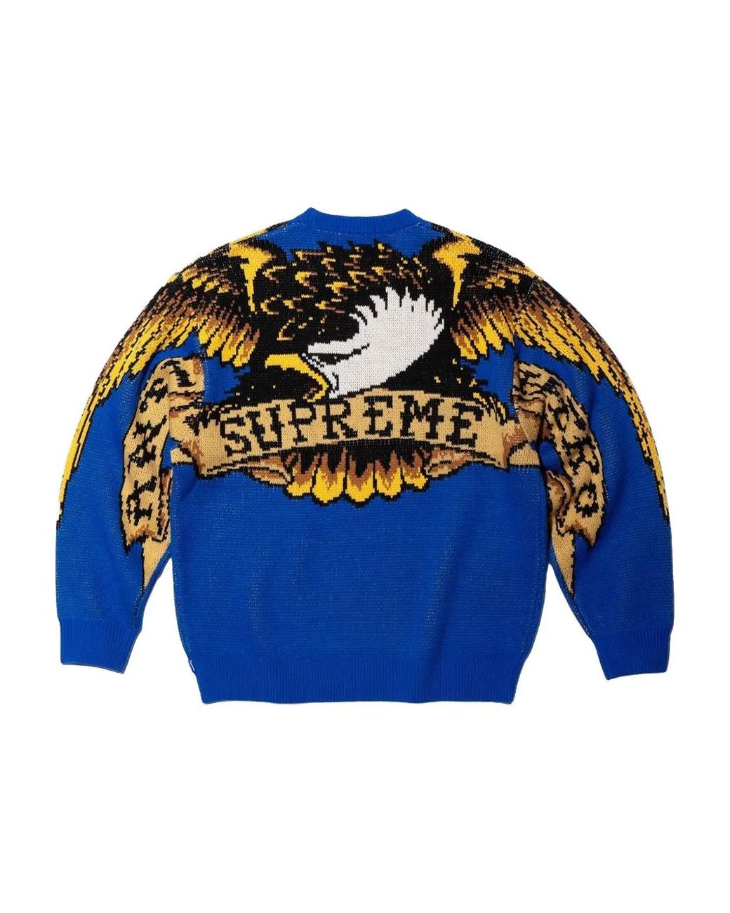 Supreme Blue Antihero Eagle Sweater for men